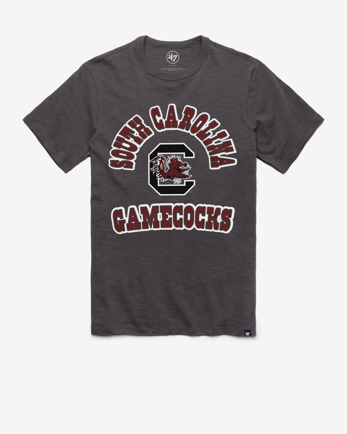 SOUTH CAROLINA GAMECOCKS COMEBACK '47 SCRUM TEE CHARCOAL