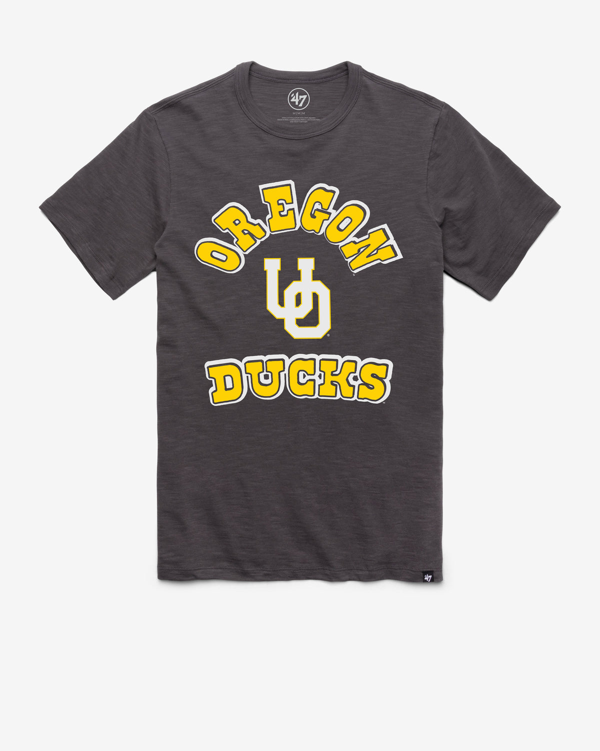 OREGON DUCKS COMEBACK '47 SCRUM TEE CHARCOAL