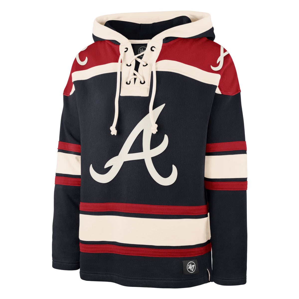 ATLANTA BRAVES SUPERIOR '47 LACER HOOD FALL NAVY