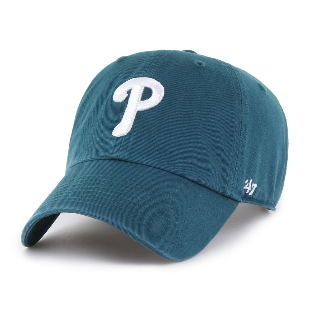 PHILADELPHIA PHILLIES '47 CLEAN UP WOMENS PACIFIC GREEN