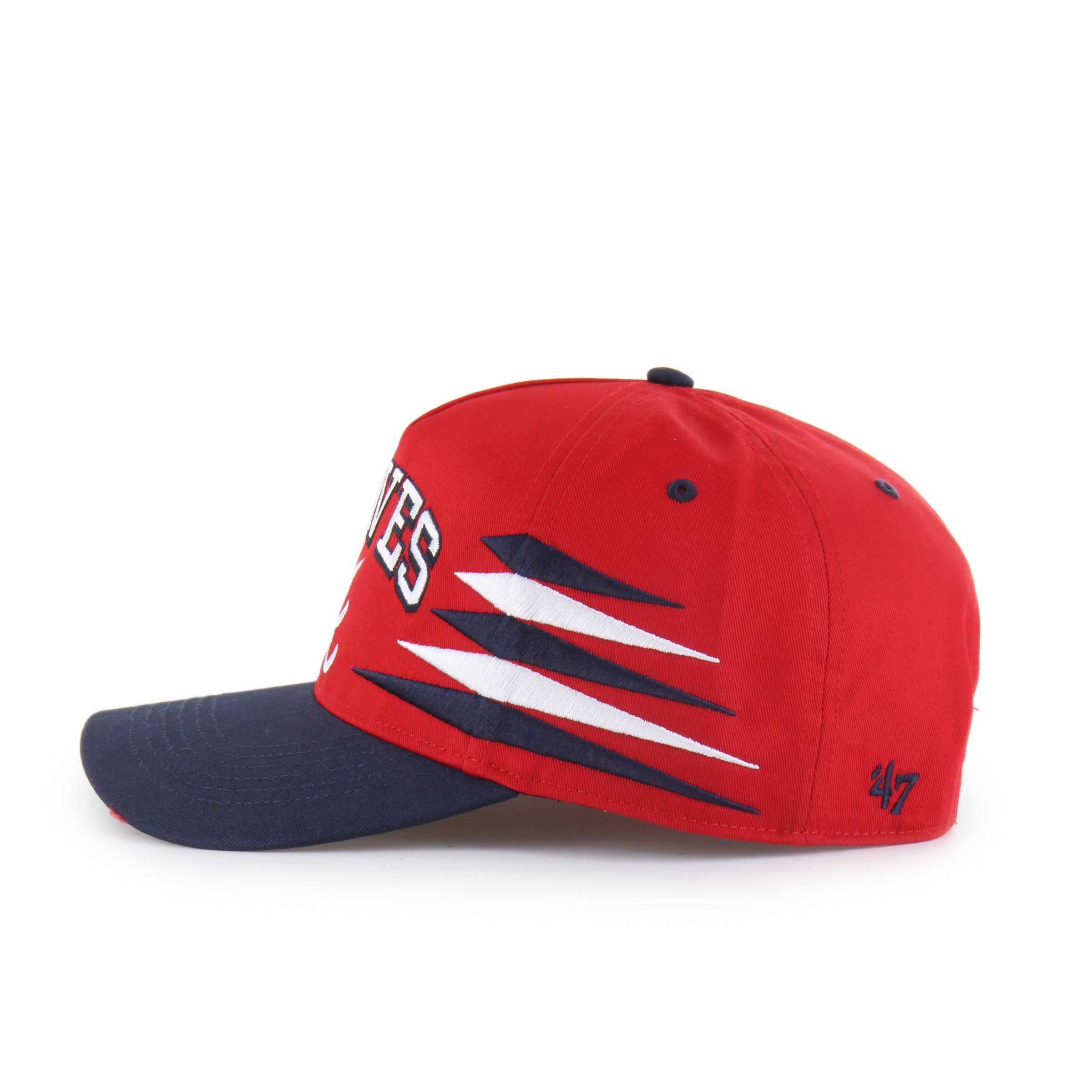 ATLANTA BRAVES DIAMOND CUT '47 HITCH RED