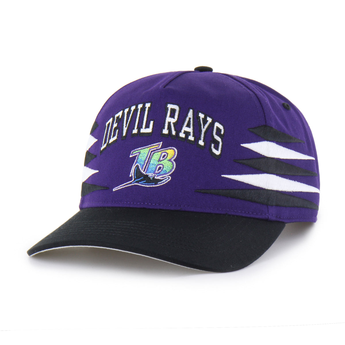 TAMPA BAY RAYS COOPERSTOWN DIAMOND CUT '47 HITCH PURPLE