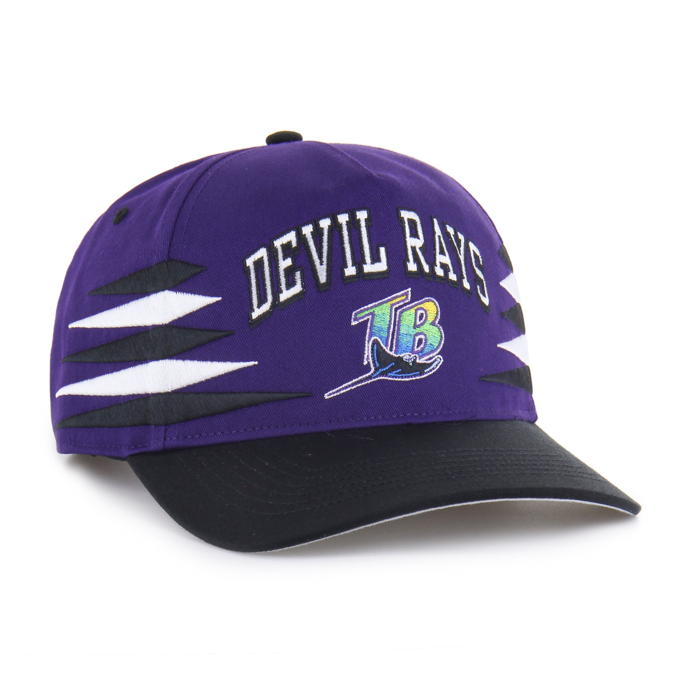 TAMPA BAY RAYS COOPERSTOWN DIAMOND CUT '47 HITCH PURPLE