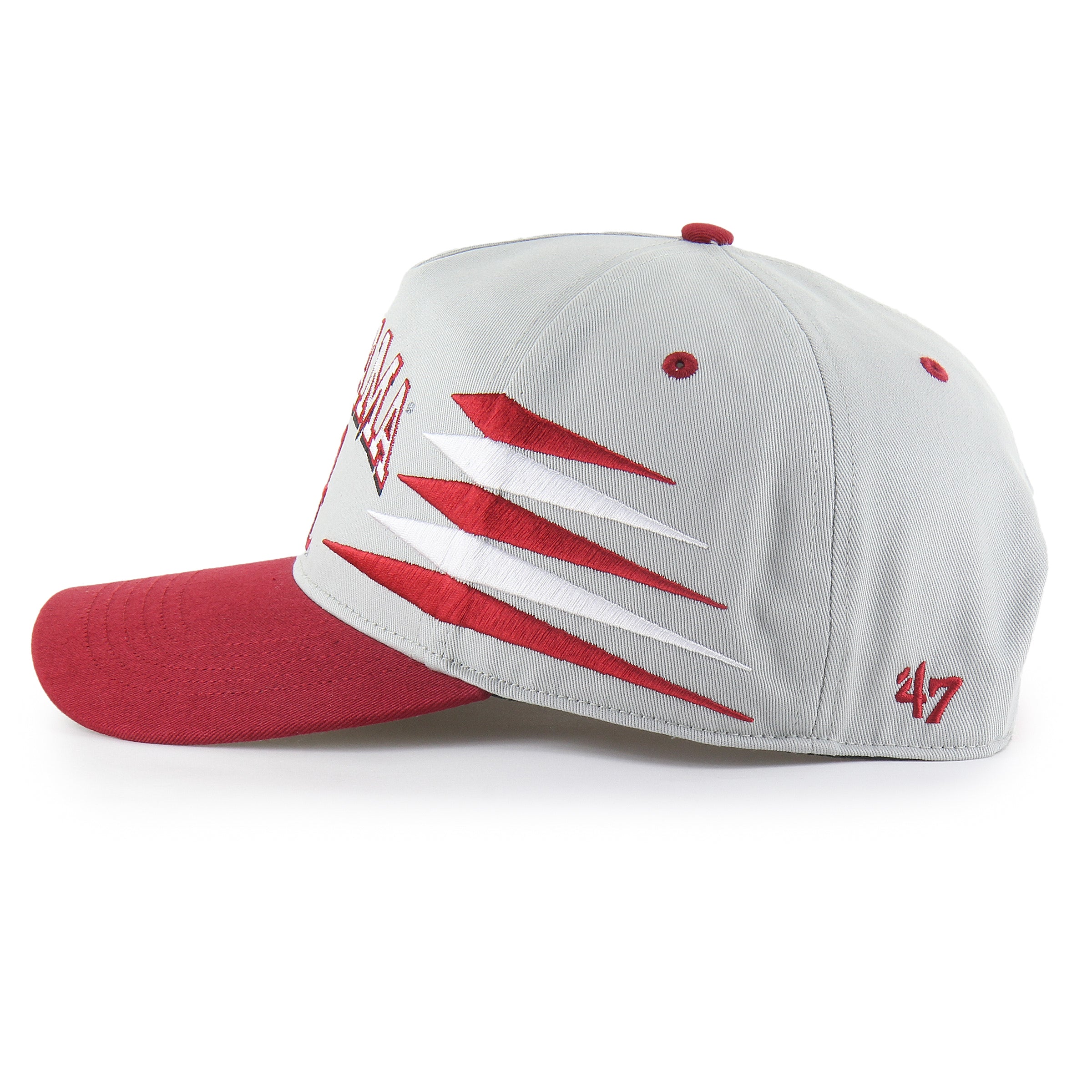 ALABAMA CRIMSON TIDE DIAMOND CUT '47 HITCH GRAY