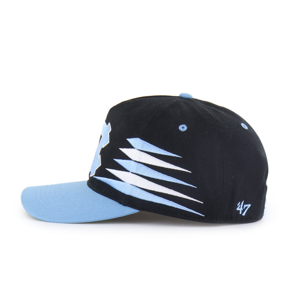 NORTH CAROLINA TAR HEELS UNC DIAMOND CUT '47 HITCH BLACK