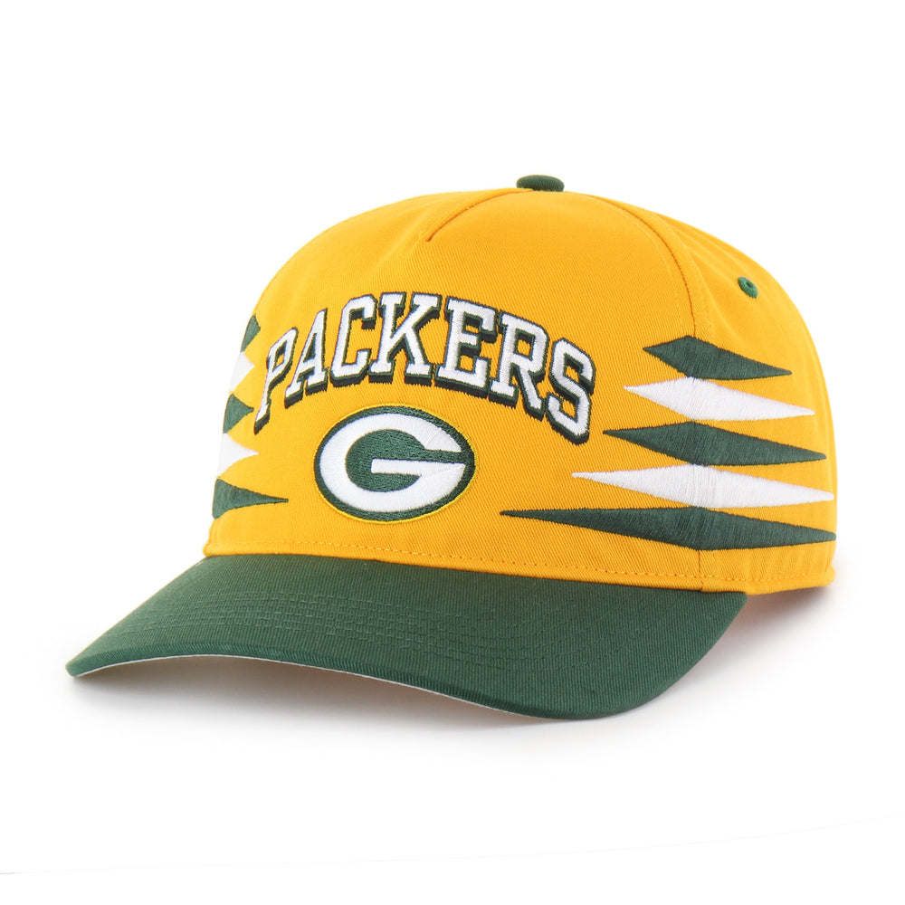 GREEN BAY PACKERS DIAMOND CUT '47 HITCH RF RELAXED FIT CHEDDAR