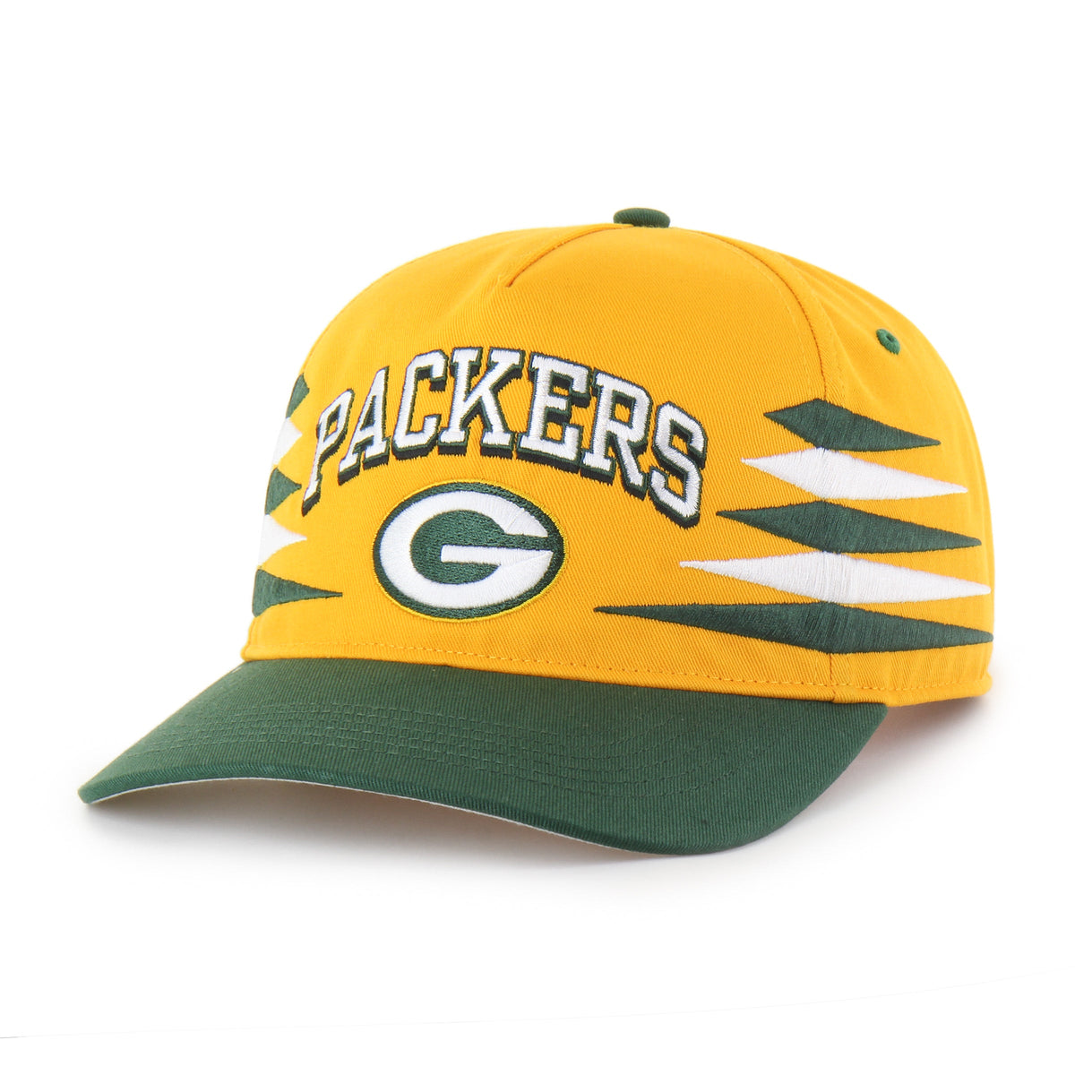 GREEN BAY PACKERS DIAMOND CUT '47 HITCH RF RELAXED FIT CHEDDAR