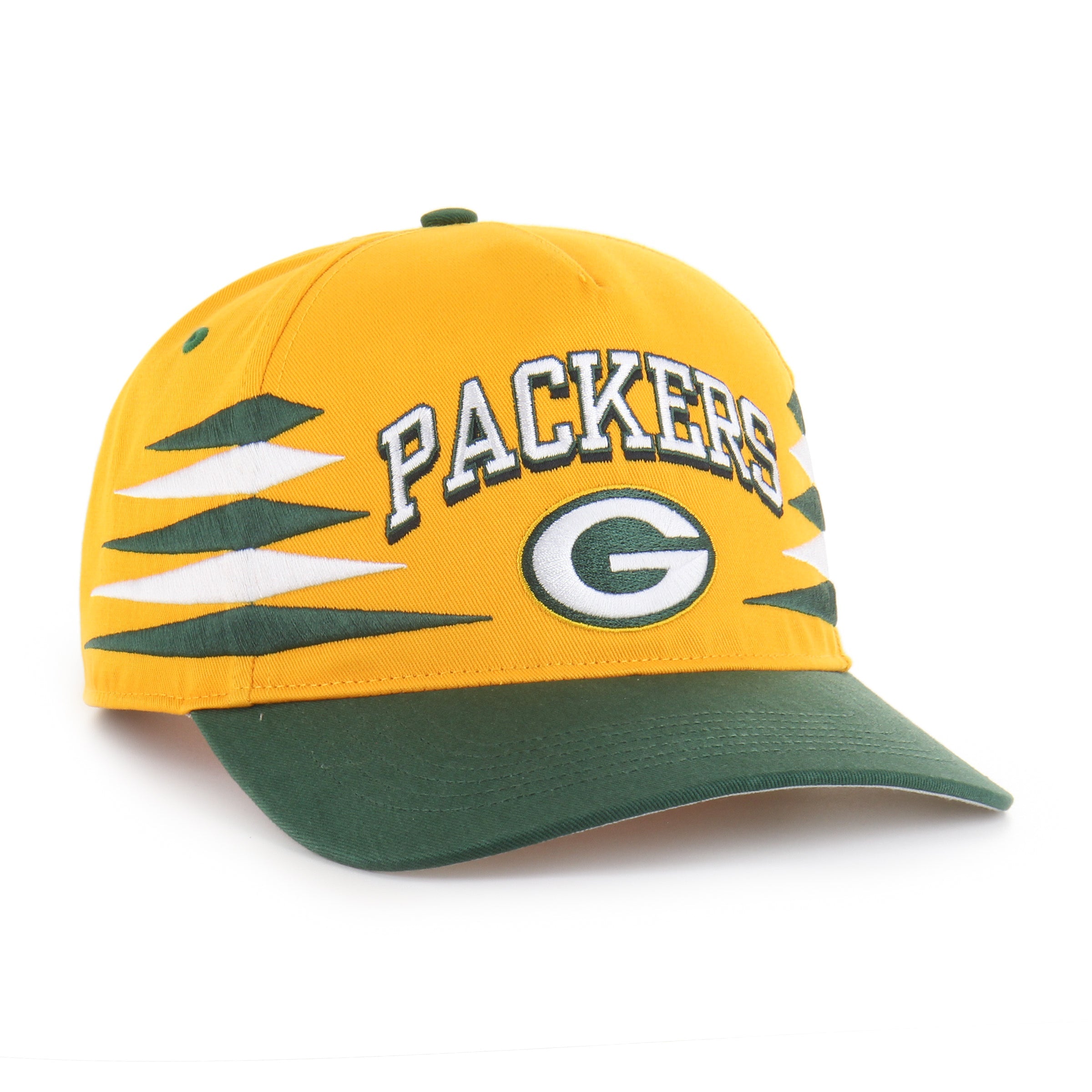 GREEN BAY PACKERS DIAMOND CUT '47 HITCH RF RELAXED FIT CHEDDAR