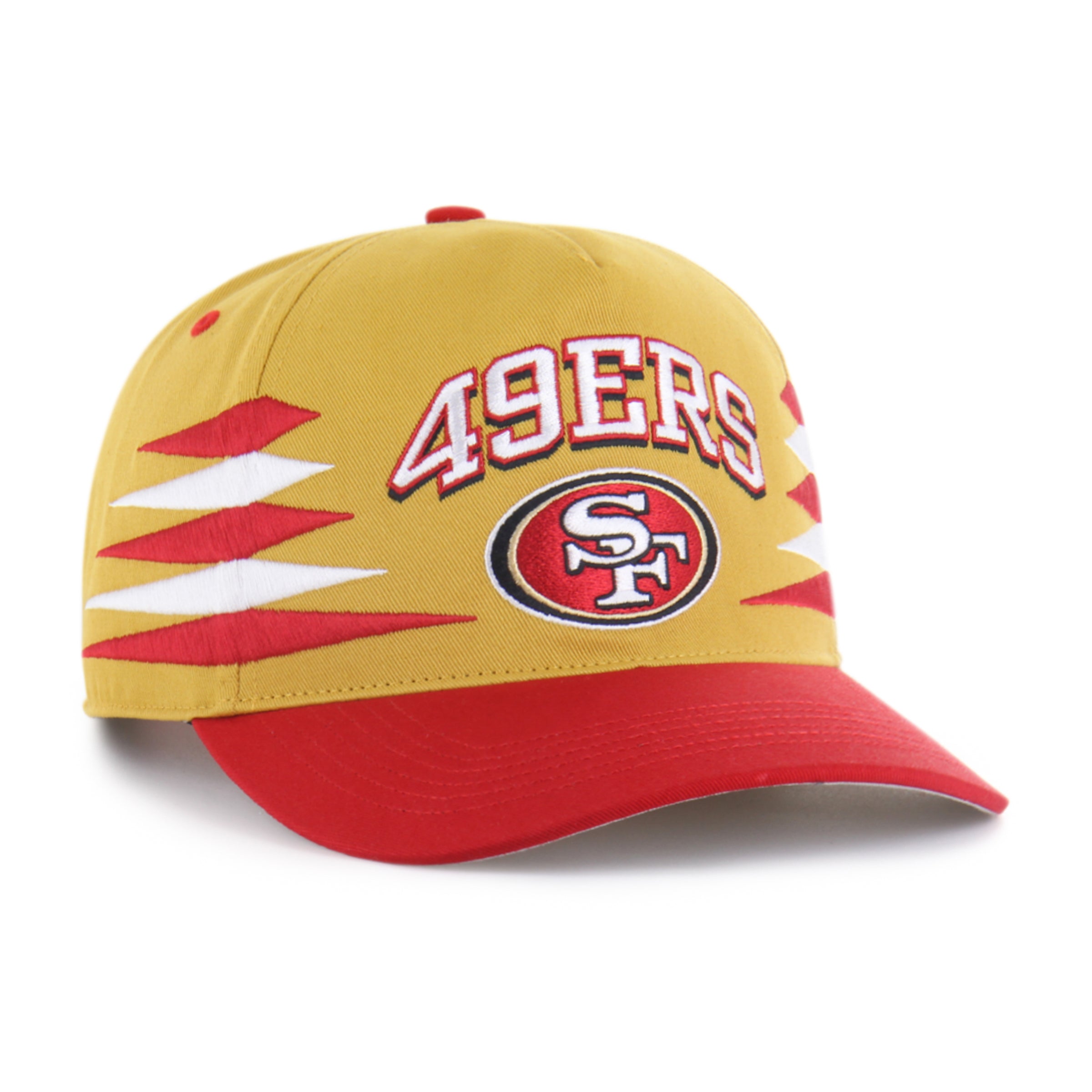 SAN FRANCISCO 49ERS DIAMOND CUT '47 HITCH RF RELAXED FIT FLAT GOLD
