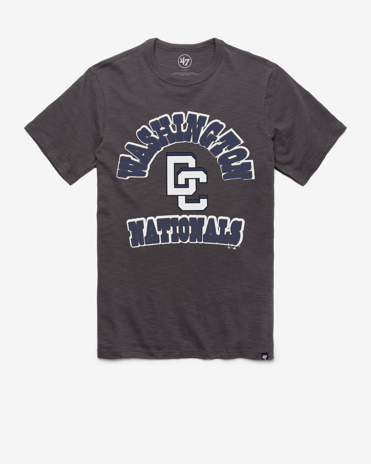 WASHINGTON NATIONALS CITY CONNECT COMEBACK '47 SCRUM TEE CHARCOAL