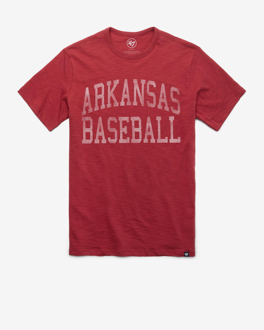 ARKANSAS RAZORBACKS CLASSIC BLOCK '47 SCRUM TEE CARDINAL