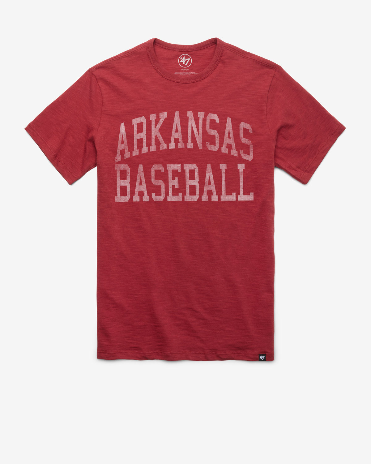 ARKANSAS RAZORBACKS CLASSIC BLOCK '47 SCRUM TEE CARDINAL
