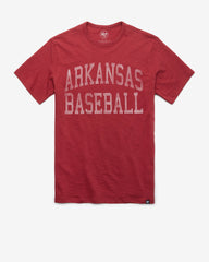 ARKANSAS RAZORBACKS CLASSIC BLOCK '47 SCRUM TEE CARDINAL