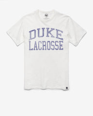 DUKE BLUE DEVILS CLASSIC BLOCK '47 SCRUM TEE WHITE WASH