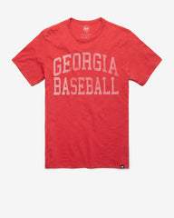 GEORGIA BULLDOGS CLASSIC BLOCK '47 SCRUM TEE RESCUE RED