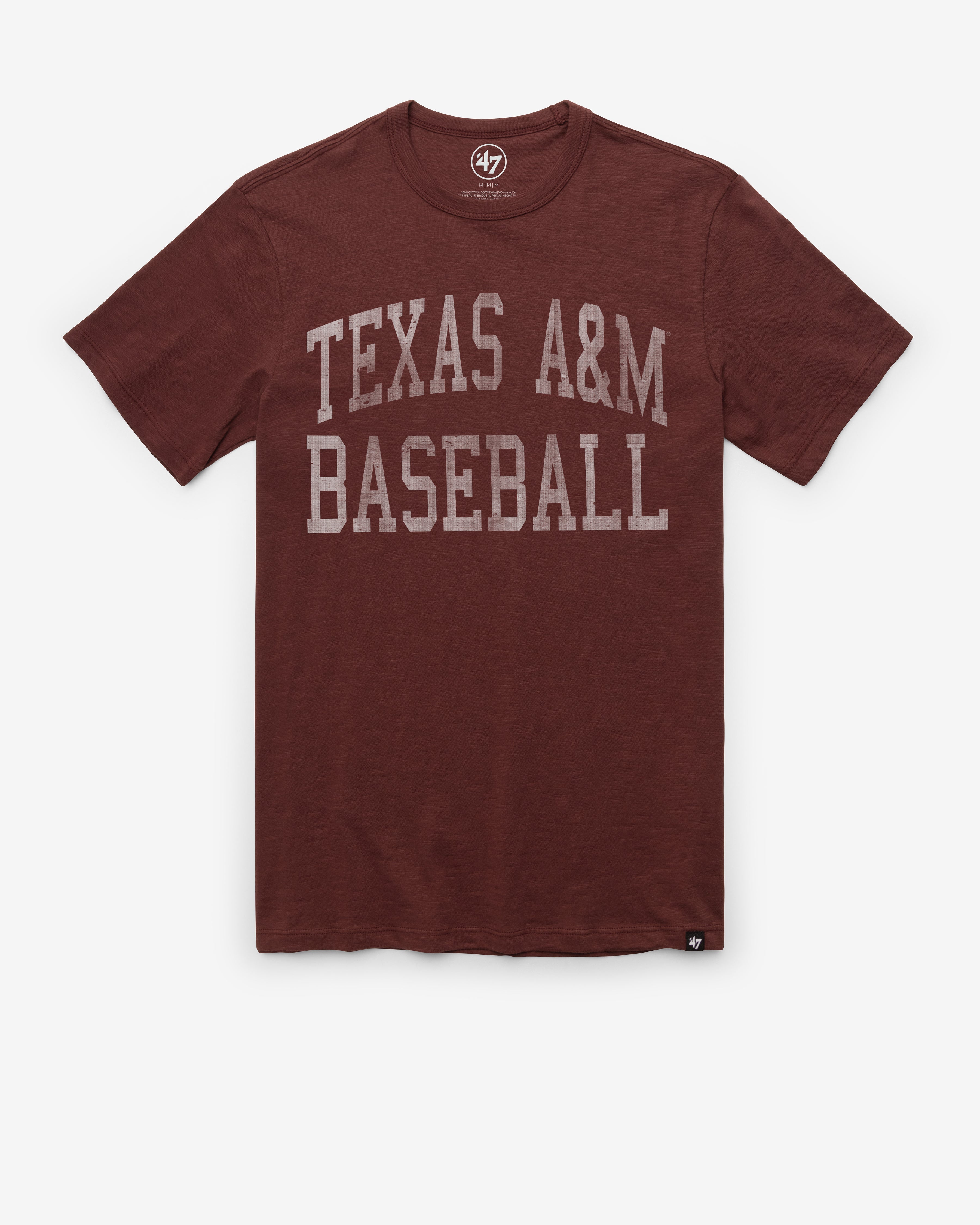 TEXAS A&M AGGIES CLASSIC BLOCK '47 SCRUM TEE MAROON