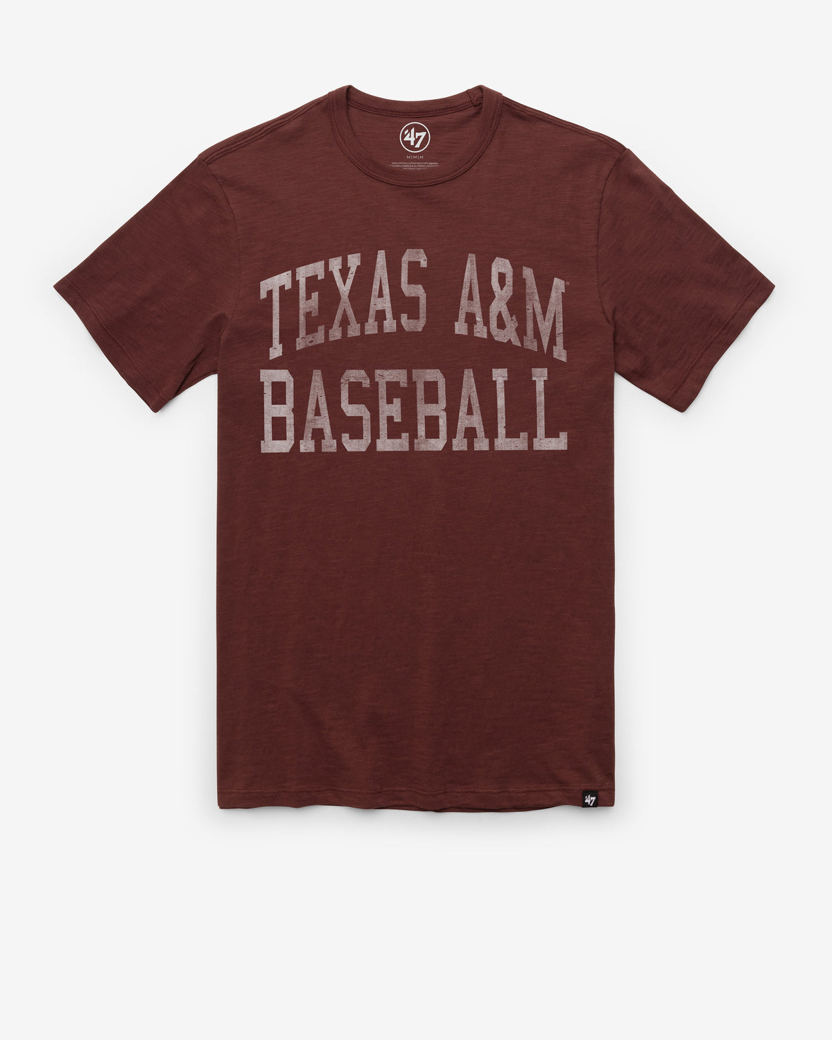 TEXAS A&M AGGIES CLASSIC BLOCK '47 SCRUM TEE MAROON