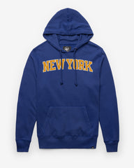 NEW YORK KNICKS WORDMARK '47 HEADLINE HOOD ROYAL