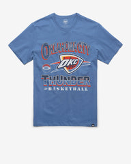OKLAHOMA CITY THUNDER COURT PRESS '47 FRANKLIN TEE CADET BLUE