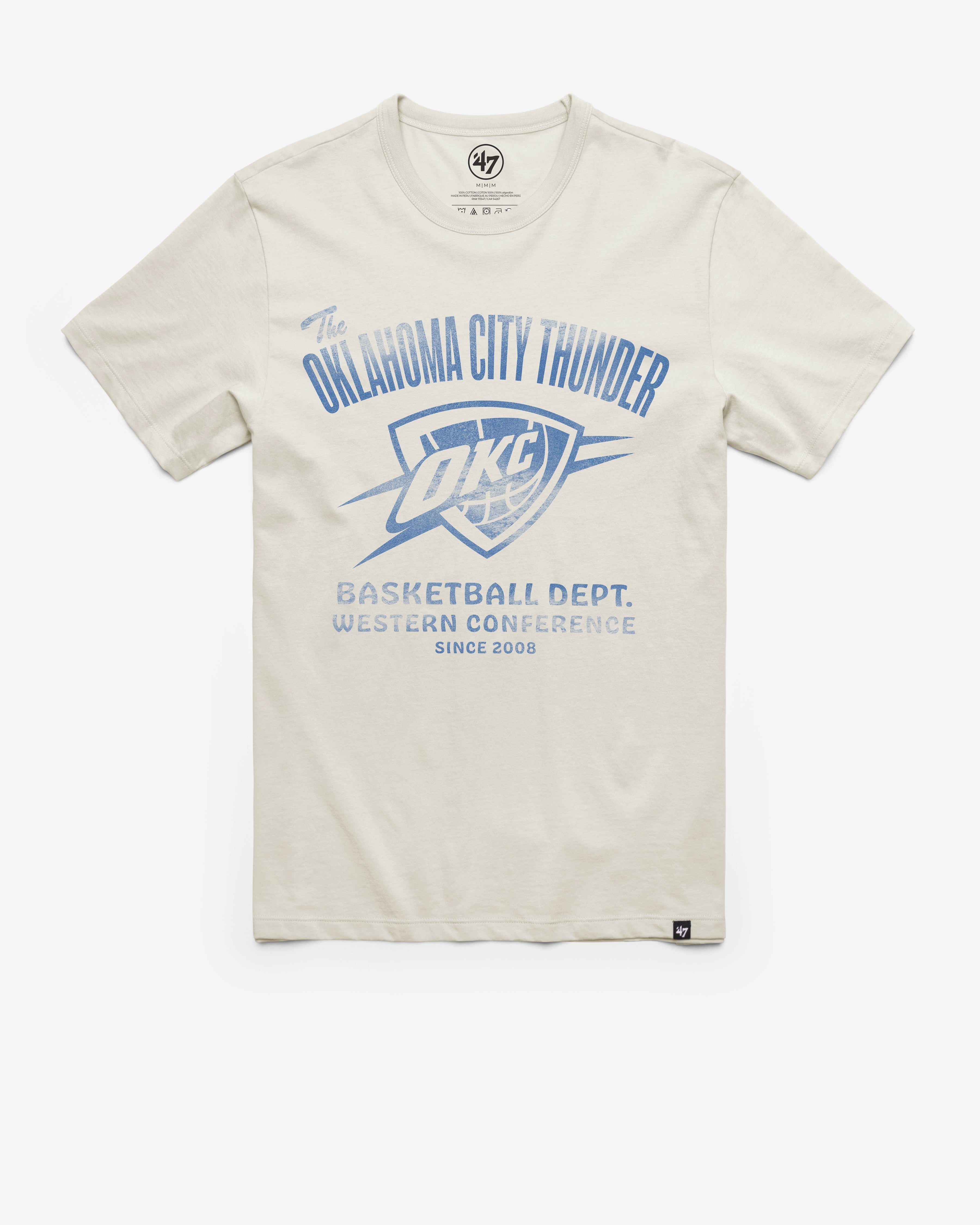 OKLAHOMA CITY THUNDER WIDE OPEN '47 FRANKLIN TEE DUNE
