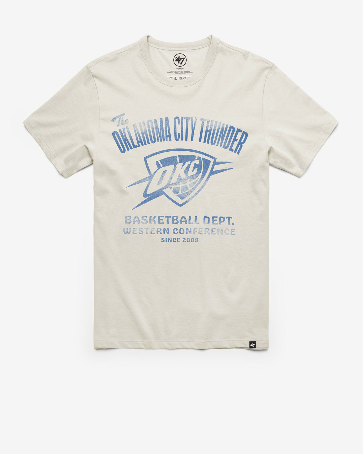 OKLAHOMA CITY THUNDER WIDE OPEN '47 FRANKLIN TEE DUNE