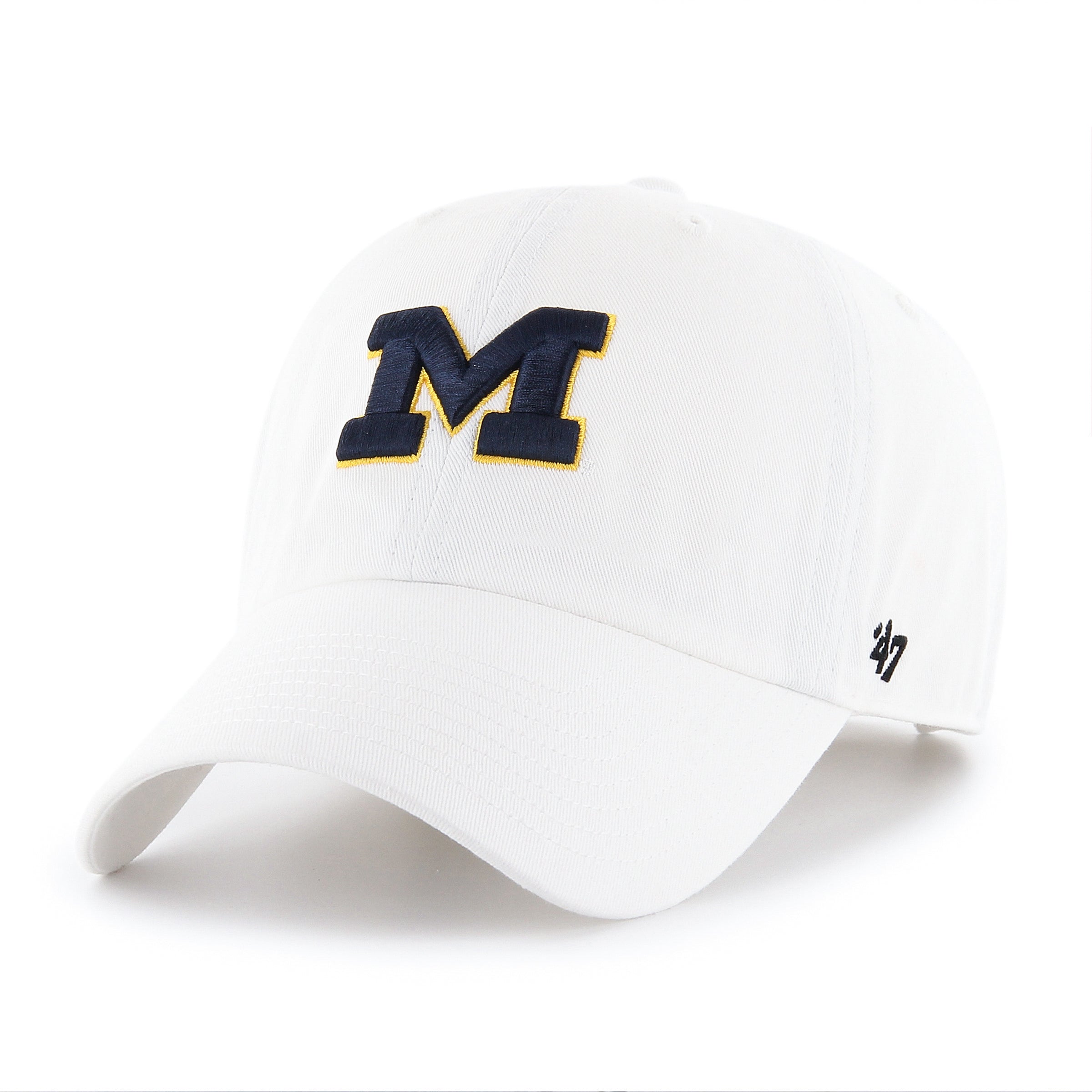 MICHIGAN WOLVERINES '47 CLEAN UP WHITE