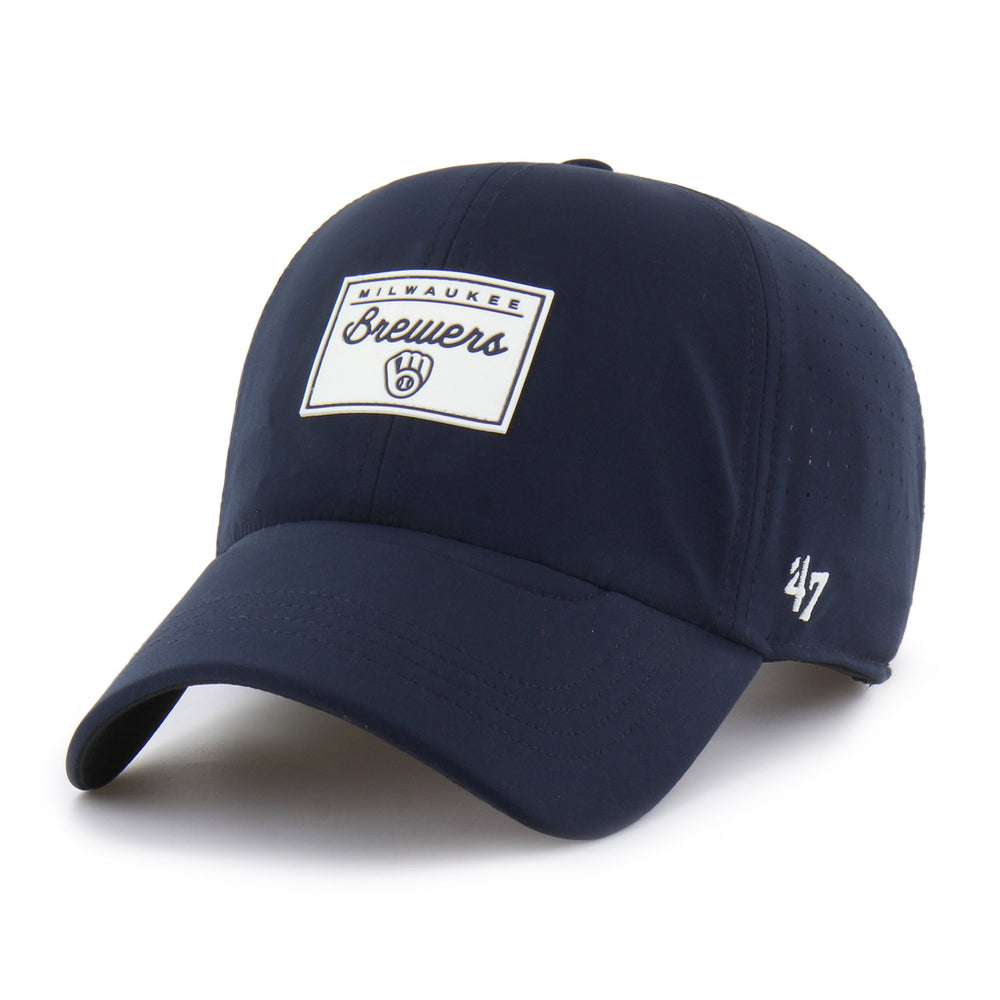 MILWAUKEE BREWERS RAWLINGS PRO '47 CLEAN UP NAVY
