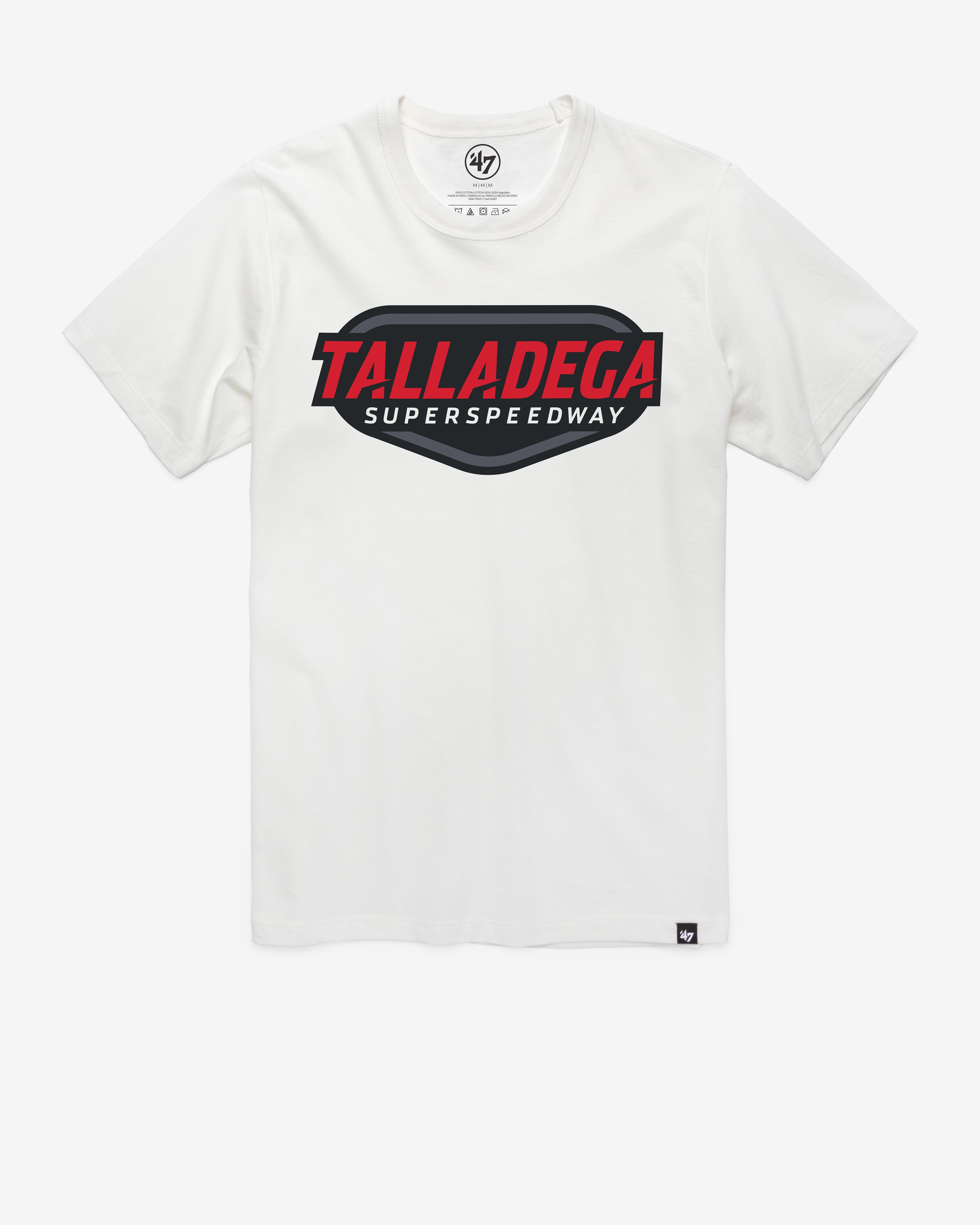 NASCAR TALLADEGA SUPERSPEEDWAY IMPRINT '47 FRANKLIN TEE WHITE WASH