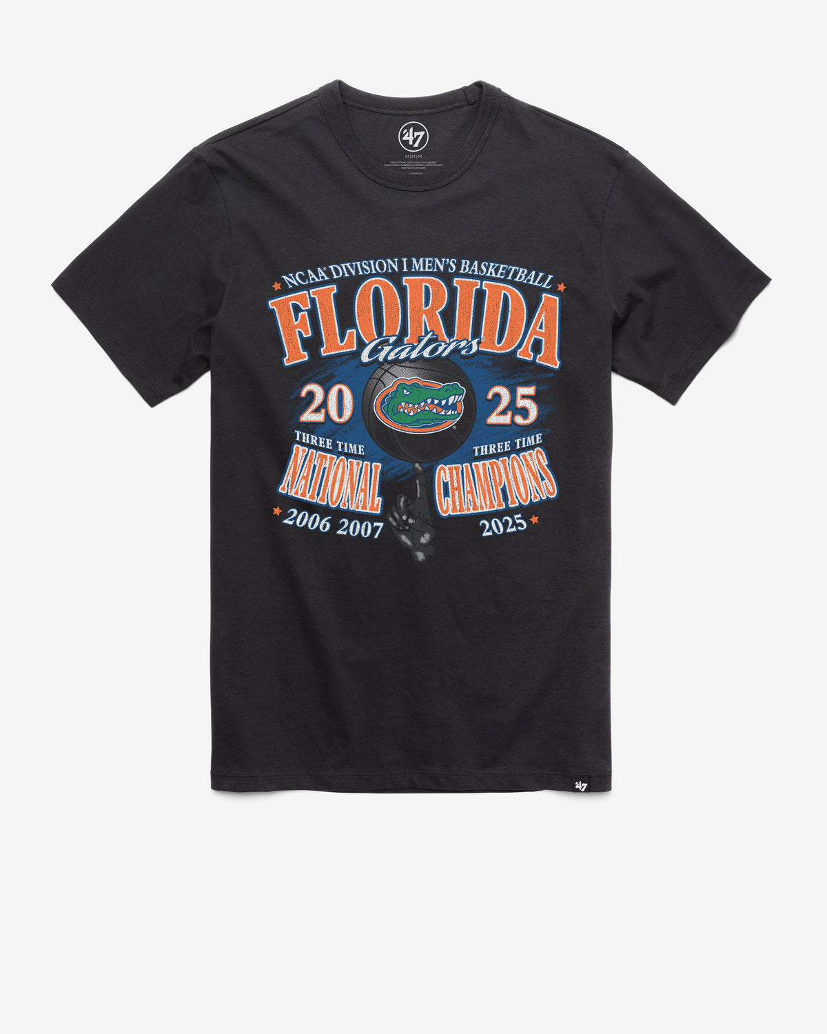 FLORIDA GATORS NCAA NATIONAL CHAMPIONS '47 FRANKLIN TEE FLINT BLACK