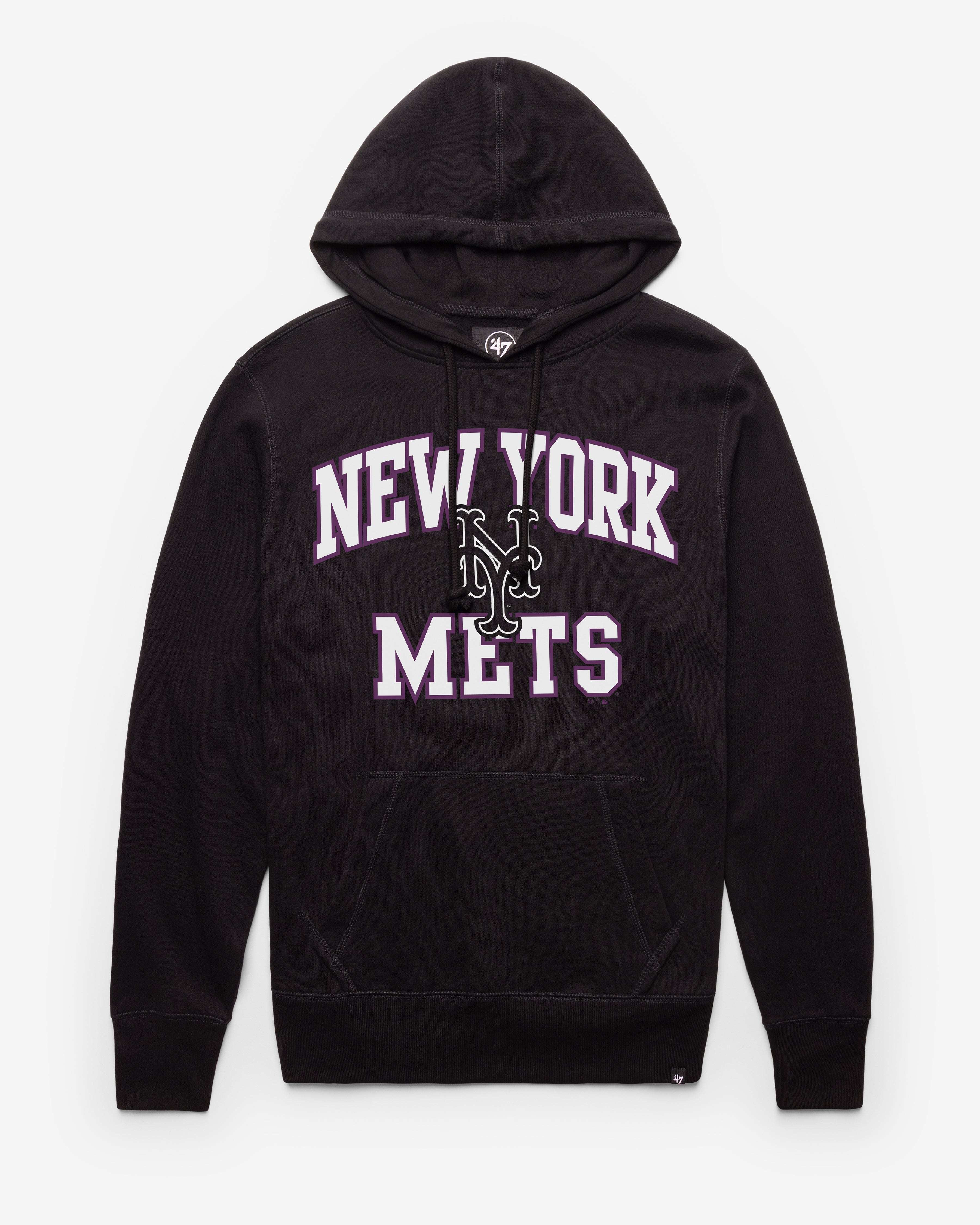 NEW YORK METS CITY CONNECT VELOCITY '47 HEADLINE HOOD JET BLACK