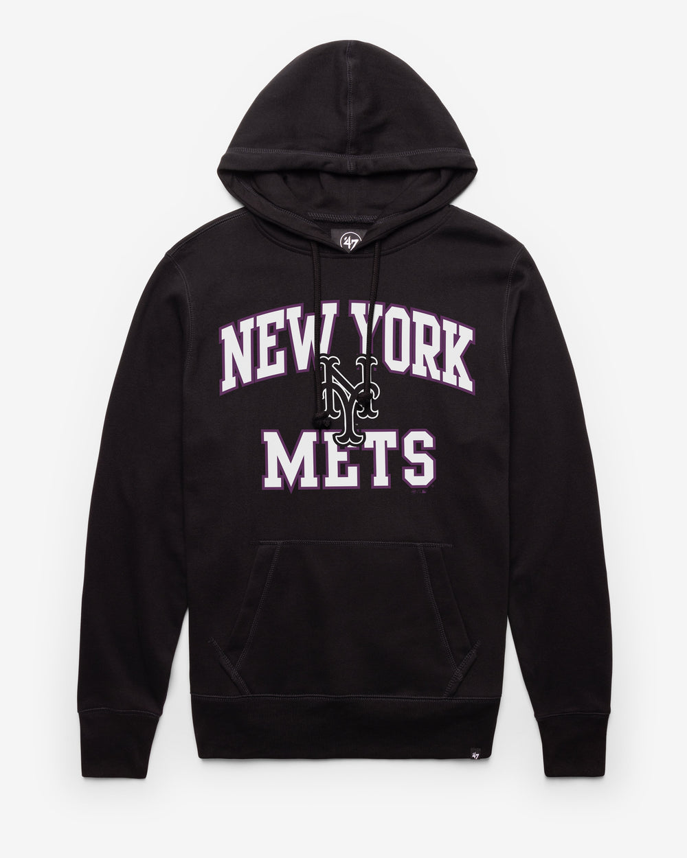 NEW YORK METS CITY CONNECT VELOCITY '47 HEADLINE HOOD JET BLACK