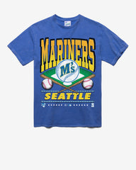 SEATTLE MARINERS COOPERSTOWN STRAIGHT SHOT VINTAGE '47 TUBULAR TEE DT CALI BLUE