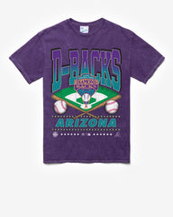 ARIZONA DIAMONDBACKS COOPERSTOWN STRAIGHT SHOT VINTAGE '47 TUBULAR TEE DT PURPLE