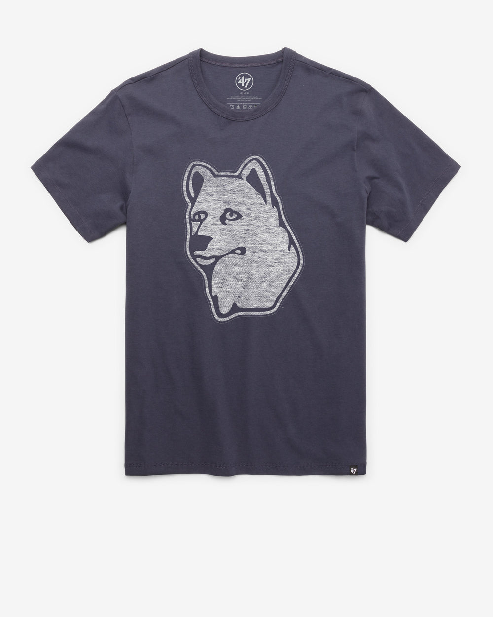 CONNECTICUT HUSKIES UCONN VINTAGE PREMIER '47 FRANKLIN TEE ATLAS BLUE