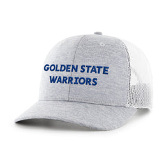GOLDEN STATE WARRIORS HARRINGTON SCRIPT '47 TRUCKER GRAY