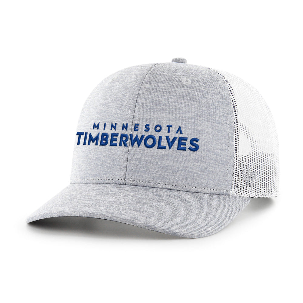 MINNESOTA TIMBERWOLVES HARRINGTON SCRIPT '47 TRUCKER GRAY