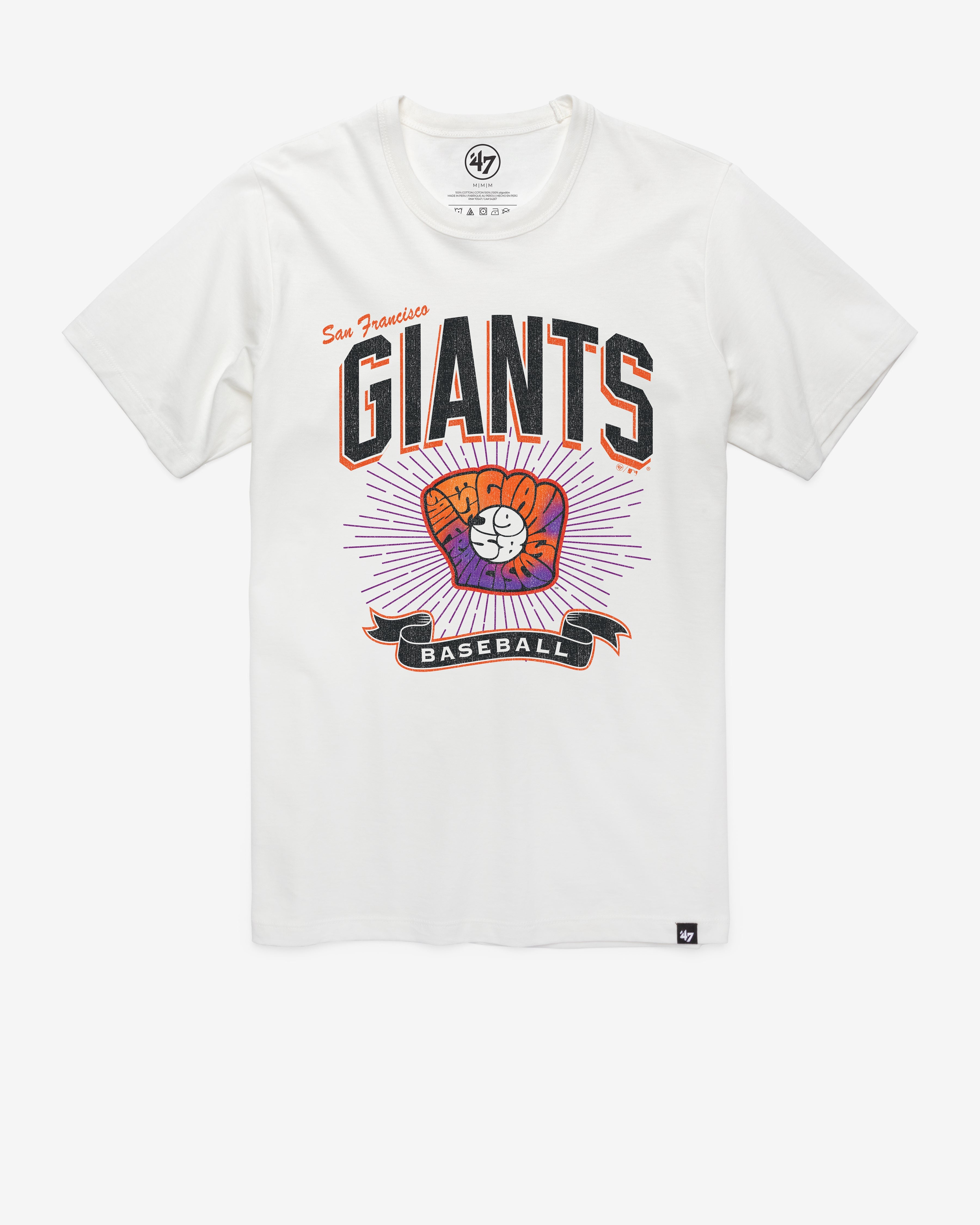 SAN FRANCISCO GIANTS CITY CONNECT PRIME PLAY '47 FRANKLIN TEE WHITE WASH
