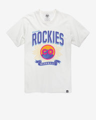 COLORADO ROCKIES CITY CONNECT PRIME PLAY '47 FRANKLIN TEE WHITE WASH
