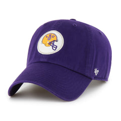 LOUISIANA STATE TIGERS LSU VINTAGE HARD HAT '47 CLEAN UP PURPLE