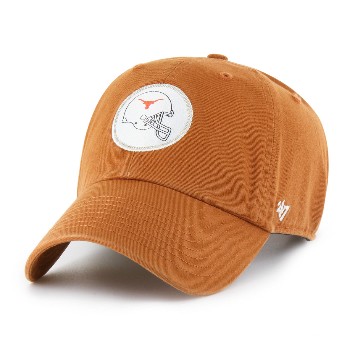 TEXAS LONGHORNS VINTAGE HARD HAT '47 CLEAN UP BURNT ORANGE