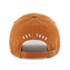TEXAS LONGHORNS VINTAGE HARD HAT '47 CLEAN UP BURNT ORANGE