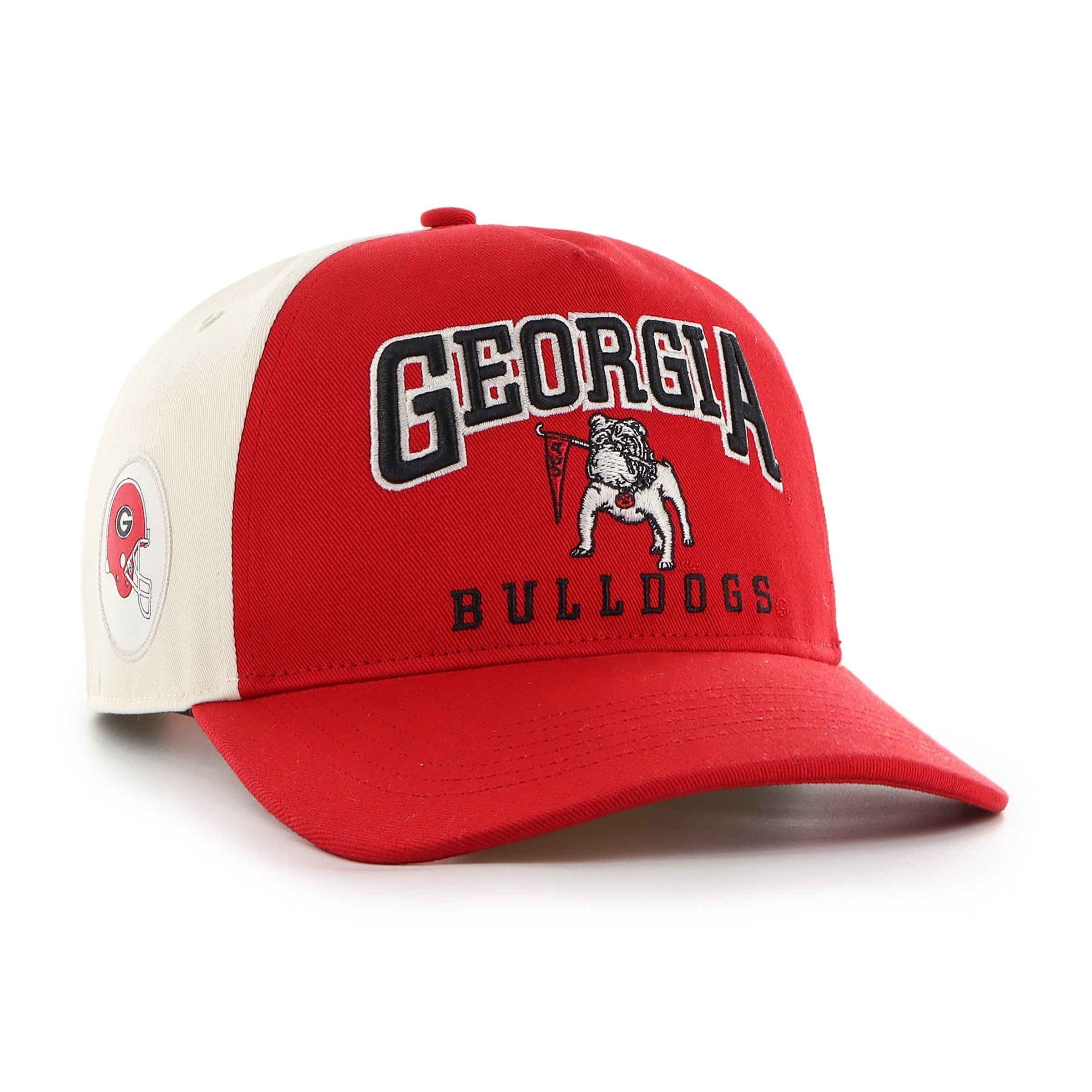 GEORGIA BULLDOGS VINTAGE HARD HAT '47 HITCH RED