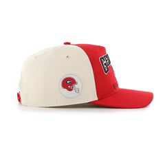 GEORGIA BULLDOGS VINTAGE HARD HAT '47 HITCH RED