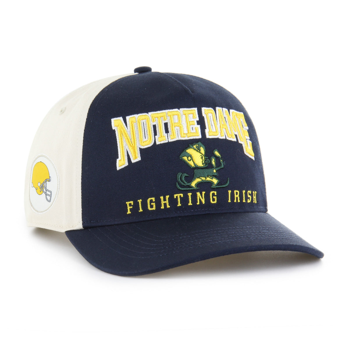 NOTRE DAME FIGHTING IRISH VINTAGE HARD HAT '47 HITCH NAVY
