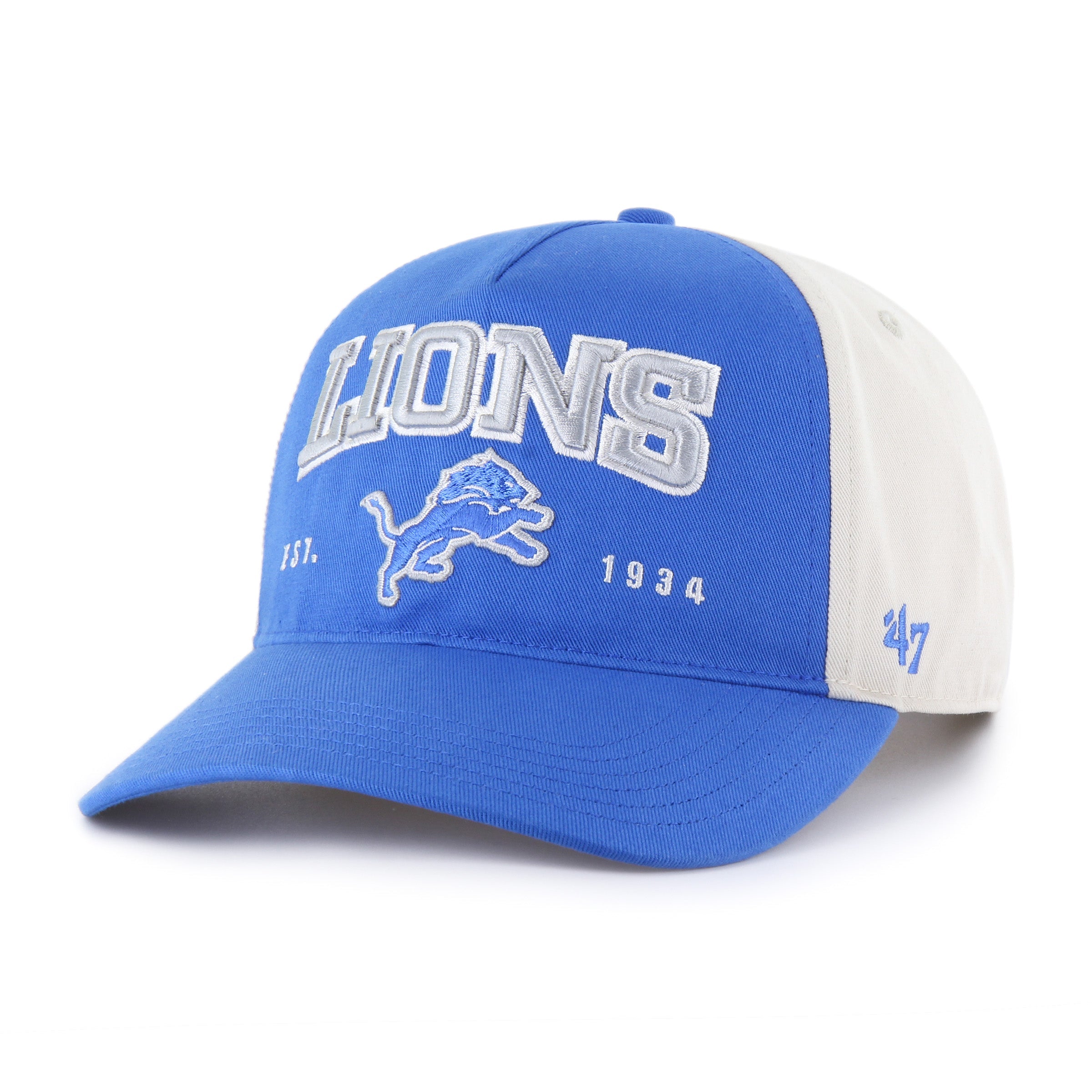DETROIT LIONS HARD HAT '47 HITCH RF RELAXED FIT BLUE RAZ