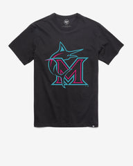 MIAMI MARLINS CITY CONNECT IMPRINT '47 FRANKLIN TEE FLINT BLACK