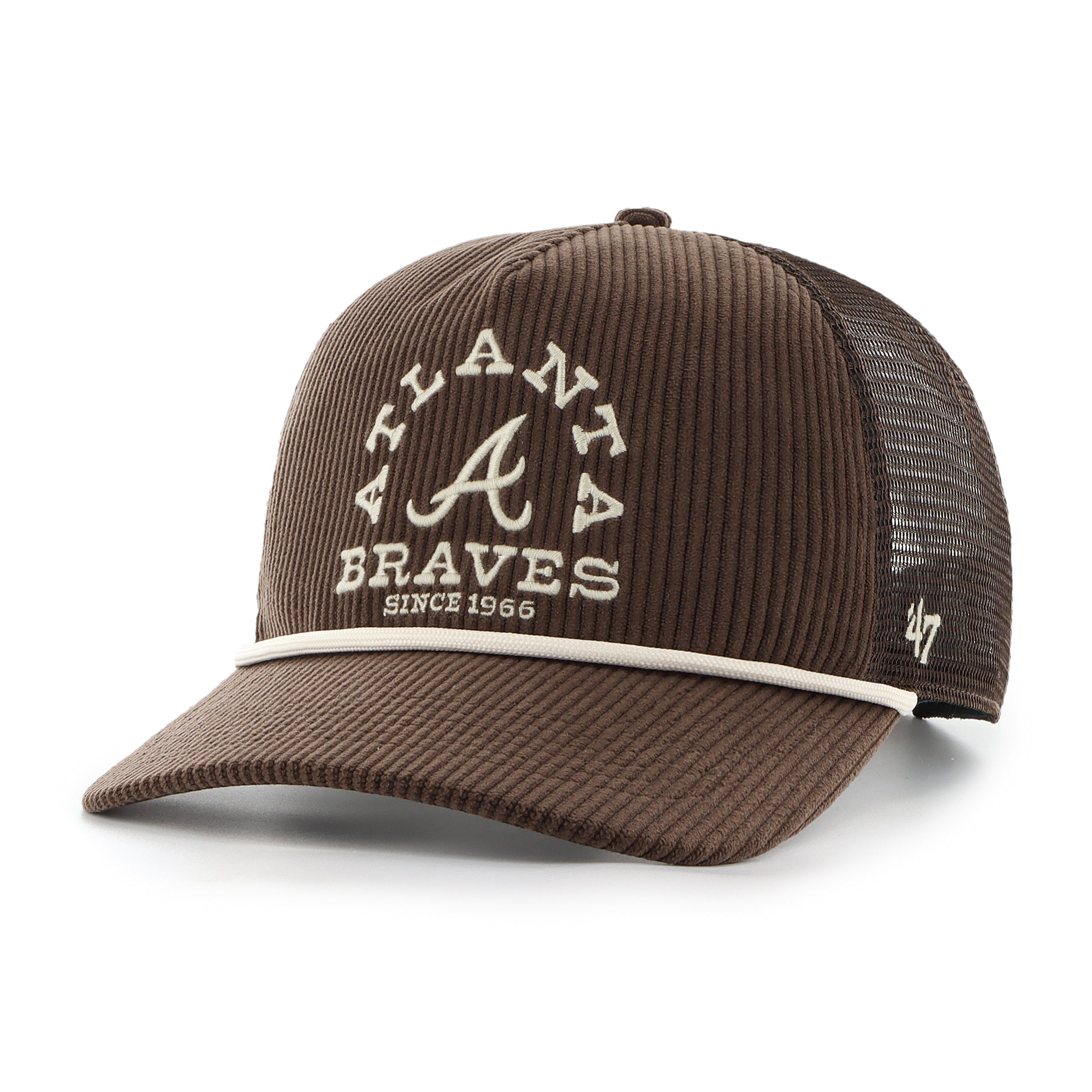 ATLANTA BRAVES RANCHURRO MESH '47 HITCH BROWN