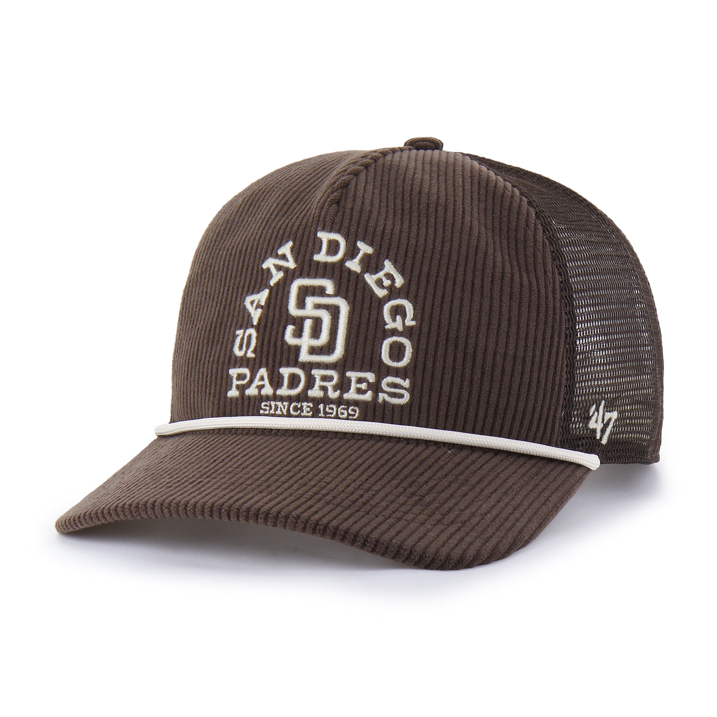 SAN DIEGO PADRES RANCHURRO MESH '47 HITCH BROWN