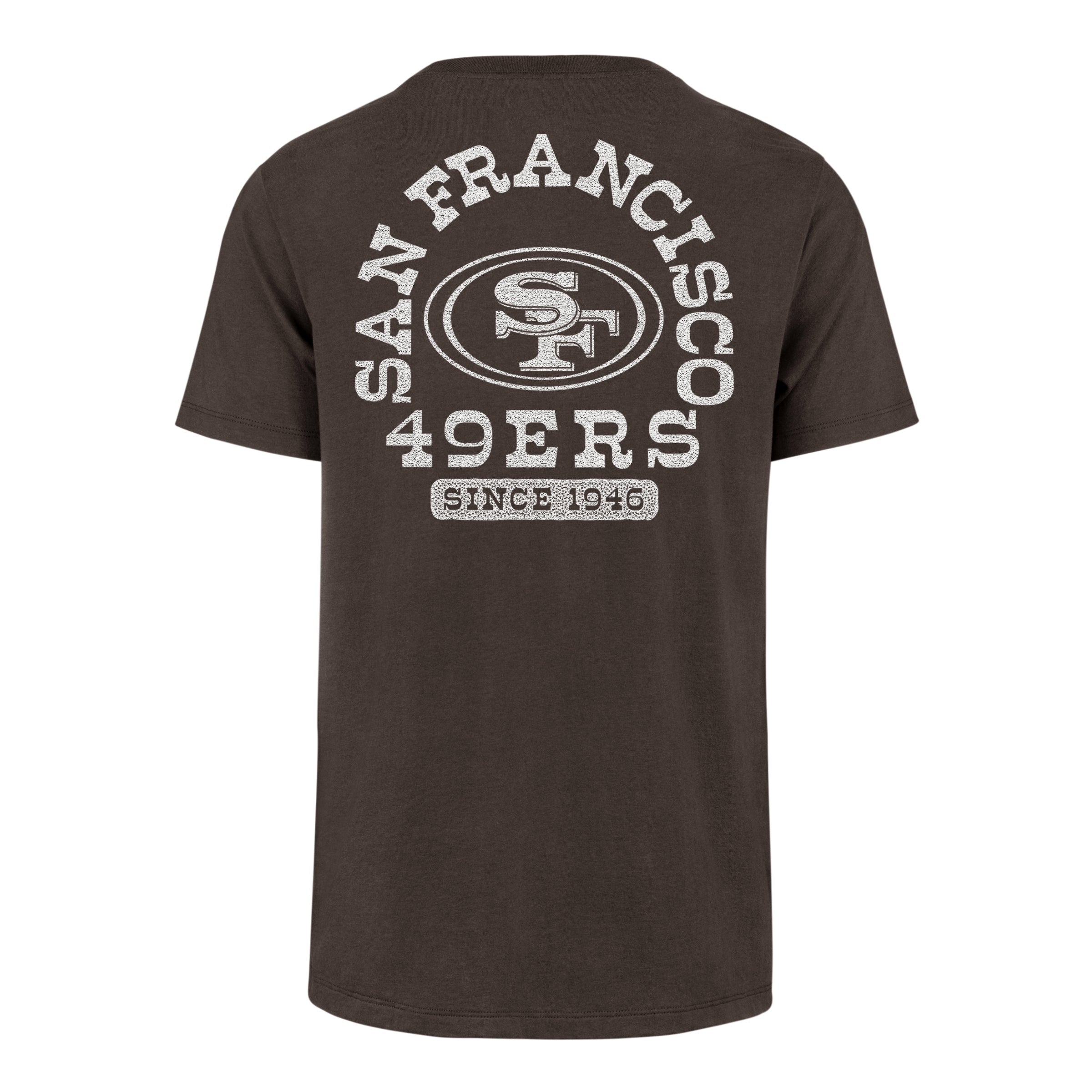 SAN FRANCISCO 49ERS BACK CANYON '47 FRANKLIN TEE ESPRESSO