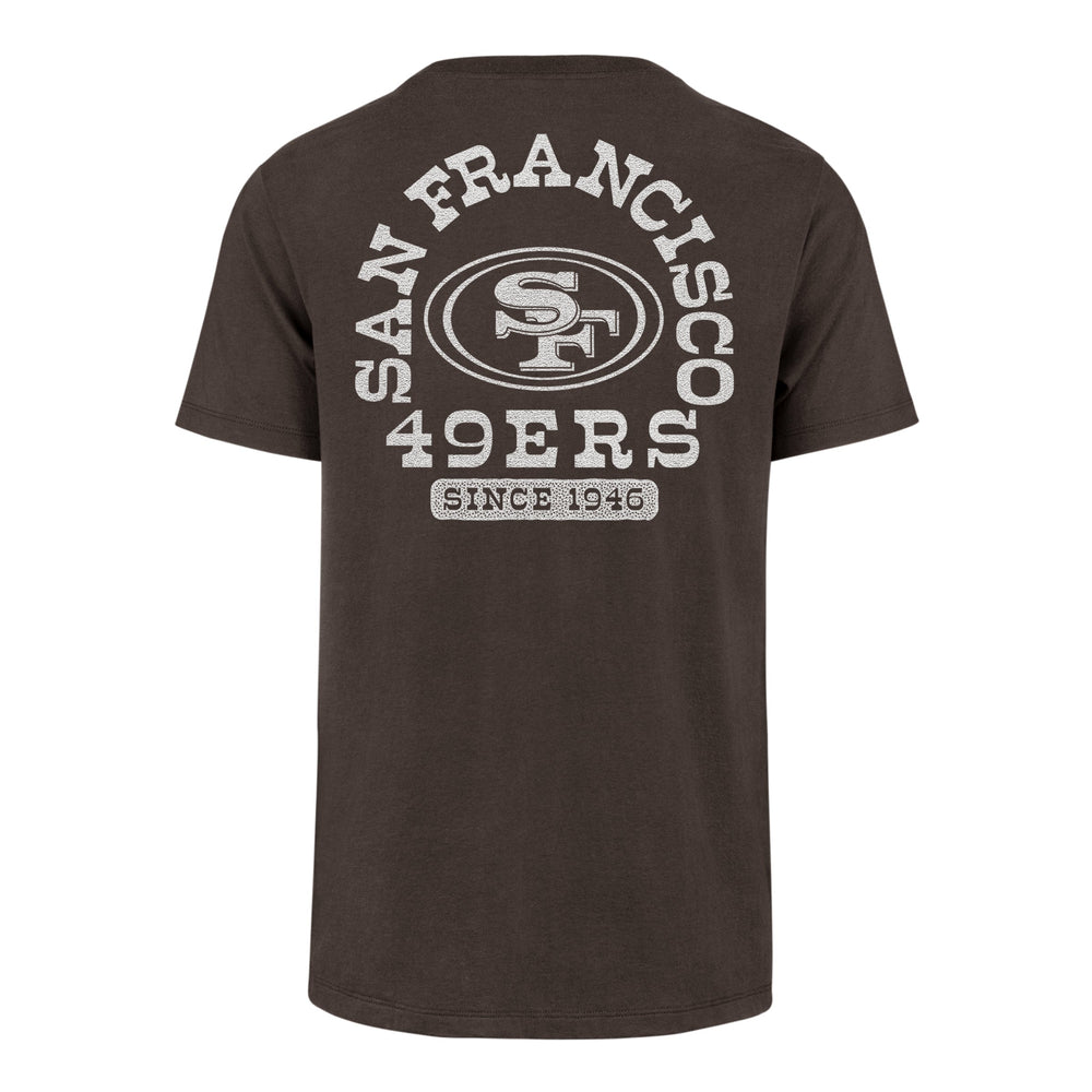 SAN FRANCISCO 49ERS BACK CANYON '47 FRANKLIN TEE ESPRESSO